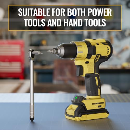 62Pcs Screw Extractor Set with Left Hand Drill Bits & Heavy Duty Nut Removers, Professional Bolt Extractor Kit for Removing Broken, Stripped, Rusted Screws and Bolts, Includes Portable Case - size: 62-Piece Screw Extractor Set