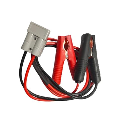 Anderson 50A 600V Quick Connect Plug Battery Clamps Cable Battery Charging Battery Alligator Clips Replacement for Car Motorcycle Golf Cart Forklift Battery Charging(Anderson Clip 1M) - size: Anderson Plug to Fish Clip Adapter 1M