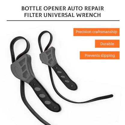 Strap Wrench, Oil Filter Wrench 50cm Length,Use as Jar Opener, Rubber Strap Wrenches Used by Mechanics, Plumbers