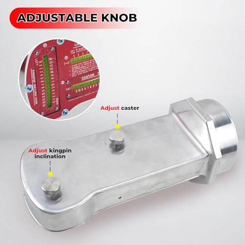 RULLINE Magnetic Camber Caster Alignment Tool with Kingpin Inclination 3-in-1 Wheel Alignment Gauge Kit for at-Home Front End Alignment