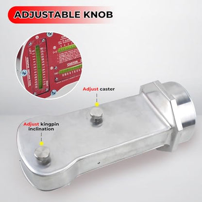 RULLINE Magnetic Camber Caster Alignment Tool with Kingpin Inclination 3-in-1 Wheel Alignment Gauge Kit for at-Home Front End Alignment