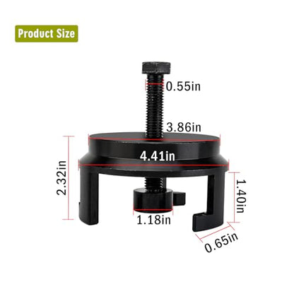 3mirrors 25264 Harmonic Balancer Puller Compatible with GM Chevy Jeep Chrysler Dodge, LS Crank Pulley Puller, Remove Harmonic Balancer without Tapped Holes, Replacement Engine Quickly
