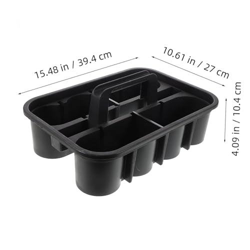 Commercial Car Care Kit Storage Box Heavy Duty Plastic Tools Organizer Bucket Segmented Design