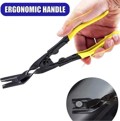 CYBERNOVA Car Auto Door Light & Panel Clip Removal Pliers Tool– Automotive Trim & Rivet Puller Tool for Door Panels, Clips, Fasteners