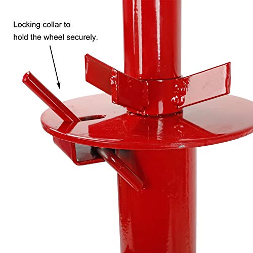 BLACKHORSE-RACING Portable Manual Tire Changer 8" to 16" Tire Changer Bead Breaker Mounting Tool Manual Steel Tire Changing Tool for Car Truck Home Garage Small Auto Shop