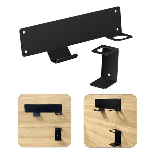 2 PCS 10in Metal Wall Mount Floor Jack Stand Rack, Heavy-Duty Organizer for Hydraulic/Scissor/Bottle Jacks, Fits Farm Truck/Car/Trailer/Racing Accessories