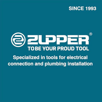 ZUPPER Press Rings Kit for 1/2" to 2" Copper Pipes ProPress fittings | 6PCS Rings, 3PCS Actuators 24R8, 3240-R8 and R9 Suit Narrow or Angled Installation Area, fit Compact and Standard Press Tools