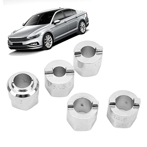 Aramox Strut Nut Socket, 5Pcs Front Suspension Shock Absorber Strut Nut Removal Socket Tool Kit, Fit for C-Class W203 W209 CLK, Carbon Steel Car Strut Nut Remove Install Tool