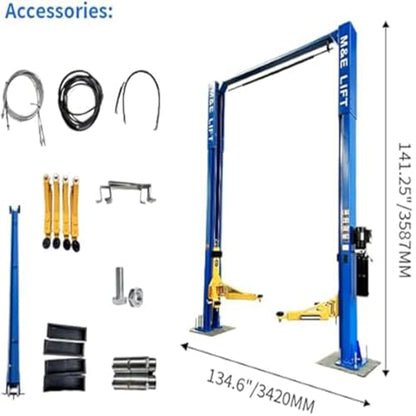 2 Post Lift 11000lbs Two Post Lift Auto Lift Car Lift Hoist Equipment LM1100S