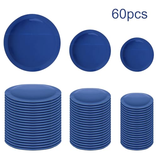 Windance 60pcs Tire Repair Unit Tool Kit,32mm 42mm 58mm Natural Rubber Tire Patches for Cars Trucks Motorcycles Bicycles Electric Bicycles with Tire Patch Roller