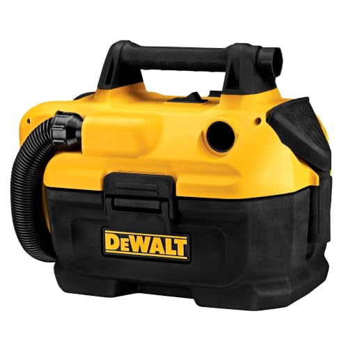 DEWALT 20V MAX Cordless Shop Vac, Wet Dry Vacuum Cleaner, Portable 2 Gallon Wet Dry Vac, Strong Suction Shop Vacuum with Hepa Filter, Tool Only (DCV580H)