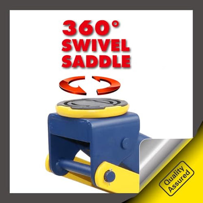 STRONGHOLD 3 Ton Hydraulic Dual Pump Garage Jack (6000 LBS) – Heavy-Duty Steel Floor Jack, Quick Start Lift, 5-1/4” to 18-1/4” Range, 360° Swivel Saddle
