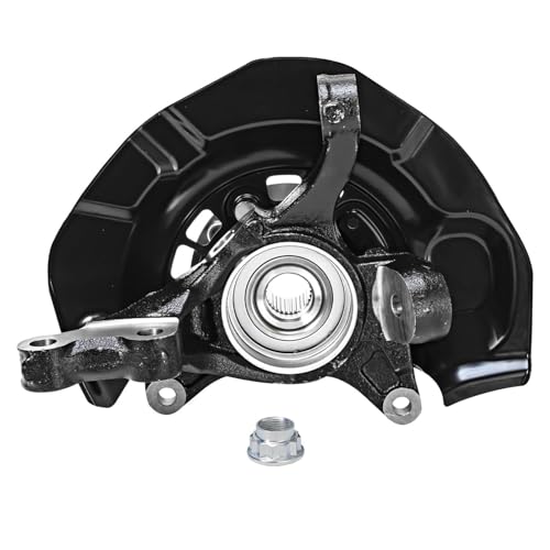 Detroit Axle - Front Steering Knuckles & Wheel Hub Bearings Outer Tie Rods Replacement for 2007-2011 Lexus ES350 Toyota Camry - 4pc Set - size: 4SU50565/Kit
