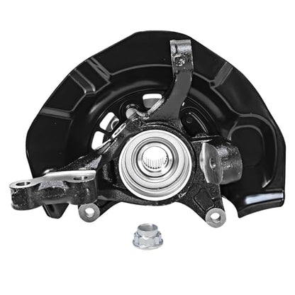 Detroit Axle - Front Steering Knuckles & Wheel Hub Bearings Outer Tie Rods Replacement for 2007-2011 Lexus ES350 Toyota Camry - 4pc Set - size: 4SU50565/Kit