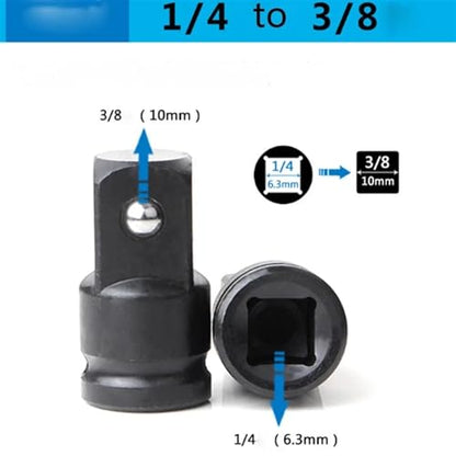 1/4" 3/8" 1/2" 3/4" 1" Air Impact Socket Adapter Metric Pneumatic Adaptor Converter Joints Ratchet Impact Wrench (Size : 14 38) - size: 14 38