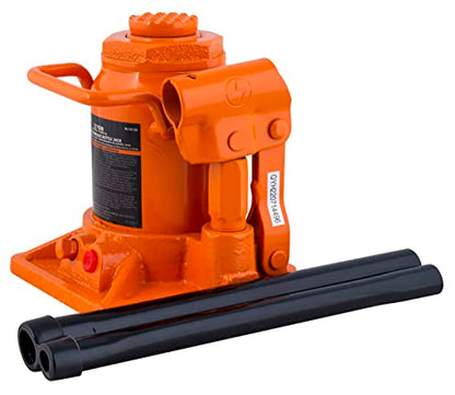 Pro-Lift 12 Ton Shorty Hydraulic Bottle Jack - Portable Car Jack 24000 Lbs Capacity with Pump Handle for Car Sedans SUV