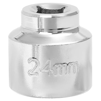 5-Piece 3/8-Inch Drive Oil Filter Wrench Socket Set: 24mm, 27mm, 32mm, 36mm, 38mm