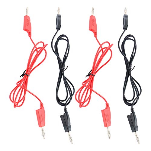 92pcs Automotive Circuit Test Leads Kit, Multimeter Test Leads Kit with Carrying Case, Multi Function Auto Diagnostic Electrical Test Kits with Alligator Clips, Probles, Connectors Adapter Cables