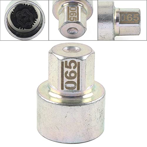 Bacar Wheel Lock Lug Nut Remover Kit, Automotive Wheel Anti-Theft Screw Removal Key Socket for BMW MINI 1 / COOPER/COOPER S & JCW, Pattern 5