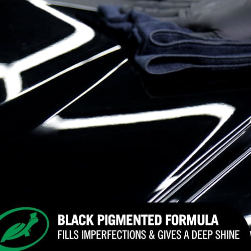Turtle Wax Hybrid Solutions Ceramic Acrylic Black Car Polish and Wax, Car Scratch Remover & Car Paint Restorer for Black Cars, Deep Shine, Ceramic Coating Protection & Water Beading, 14 oz (Pack of 3) - size: 14 Fl Oz (Pack of 3)