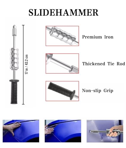 800VA Stud Welder & Dent Puller Kit with Slide Hammer, 110V Spot Welding Machine for Professional Auto Body Repair 5500