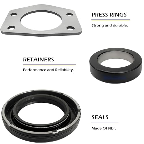 2 PCS Axle Bearing and Seal Kit W/Drum Brake for Jeep Wagoneer, Wrangler, CJ, TJ, XJ, J10, Dana 44 Rear 1997-2006 OEM#35239 36797 565903
