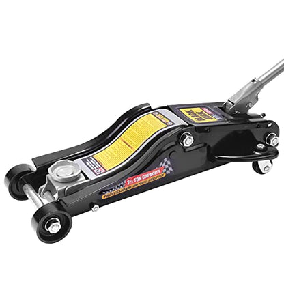 Torin Black Jack AT825010BJ Low Profile Floor Jack, 2.5 Ton (5,000 lb) Capacity