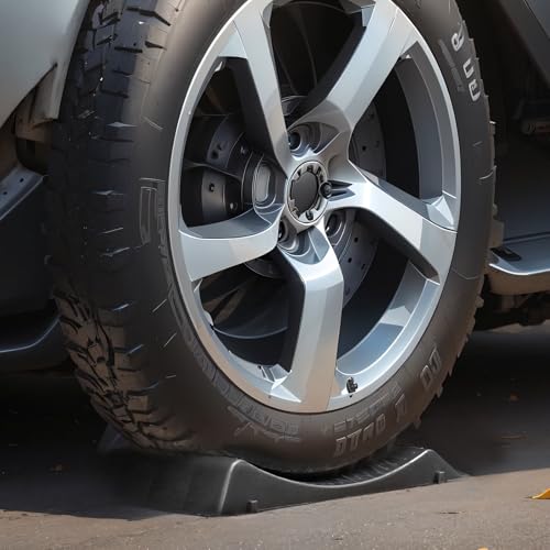 BIG RED AGT18PLR Tire Saver Ramps Anti-Slip Pads Design, 4 Pack Car Tire Wheel Ramps with Carrying Bag for Flat Spot and Flat Tire Prevention, Tire Savers for Storage, Easy to Store - size: Medium-4 pcak