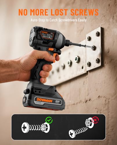 20V Brushless Impact Driver, 1/4'' Hex Compact Cordless Driver Kit with 1,770 In-lbs Torque, Battery & Charger Included – Lightweight Electric Screwdriver for Wood, Metal & Auto Repair-TITANCE X7