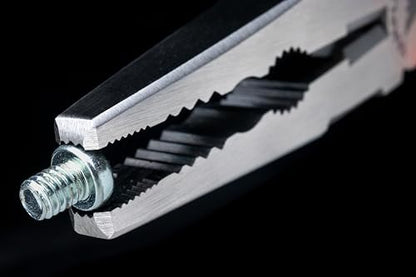 VAMPLIERS CAIMAN 7.5" Stripped Screw Extractor Needle Nose Pliers. Made in Japan. Multipurpose Long Nose Screw Removal Plier with Wire Cutter & Crimper - style: NEW 7.5" Long Nose Plier