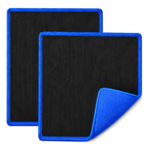 2 PCS Clay Towel, Upgraded Non-Stick Clay Bar Towel for Auto Detailing, 12 x 12 Inch Clay Bar Towel, Microfiber Car Clay Towel, Cleaning and Polishing for Cars, Trucks, and SUV