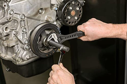 ARES 15087 – Long Reach Harmonic Balancer Install Kit – Install Balancer Pulleys on Domestic and Import Vehicles – Extra Long Installers for Late Model Applications - size: Long Reach Harmonic Balancer Install Kit