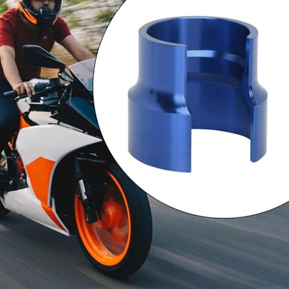 kowaku Motorcycle Rear Shock Seal Head Push Tool Maintenance Tool Aluminum Alloy 40-50mm Oil Tooling, Blue - color: blue