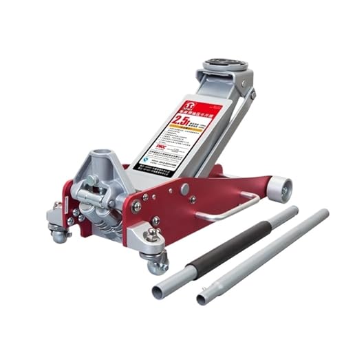 Scissor Jack Hydraulic Low Profile Aluminum and Steel Racing Floor Jack with Dual Piston Quick Lift Pump 1.5-3 Ton Capacity Lifting Jack (T825011L) - color: T825011l