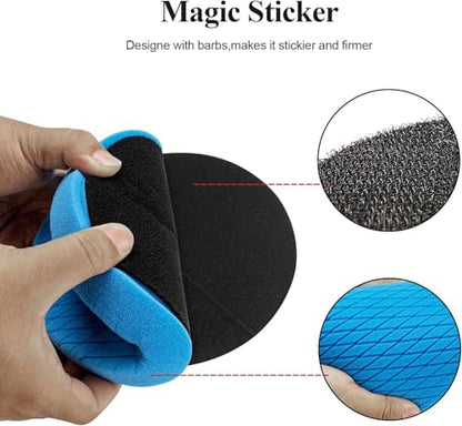 Autolock 6" Buffing Polishing Pads, 6Pcs 165mm Face for 6Inch Backing Plate | Compound Buffing Sponge and Woolen Pads Cutting Polishing Pad Kit for Car Buffer Polisher, Polishing and Waxing - size: 6.5 Inch