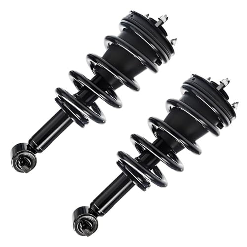 Detroit Axle - 4WD Struts Shocks Kit for 2014-2018 Chevrolet Silverado 1500 GMC Sierra 1500, 2 Front Struts Coil Spring Assembly 2 Rear Shock Absorbers Replacement Suspension - size: 4AQ47491-V1/ strut shock kit