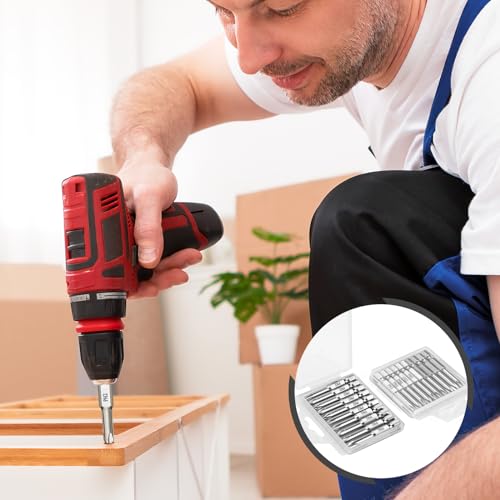 Phillips #2 Bit Set(10-Pack 2 Inch), 1/4 Inch Hex Shank S2 Steel Magnetic PH2 Screwdriver Power Bits - style: PH2