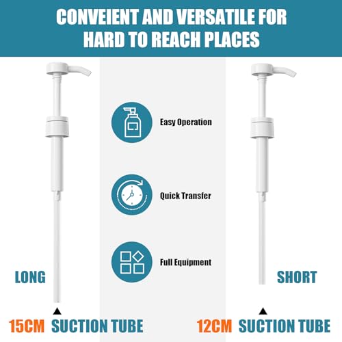 Fluid Pump for Standard Quart Bottles - (2Pack-28mm) 8cc Per Pump Stroke，transmission fluid pump ，Transmission Fluid Pump with 3rd Hand Adapter，Transfer Gear Oil，Differential & Transmission Fluid - color: fluid pump 2Pack