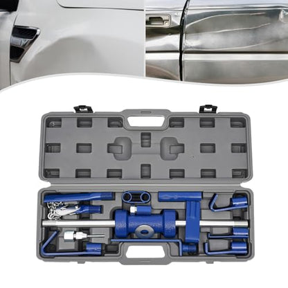 Professional Slide Hammer Dent Puller Kit, Auto Body Repair Tool Set for Car Door, Bumper, Fender, with Toolbox