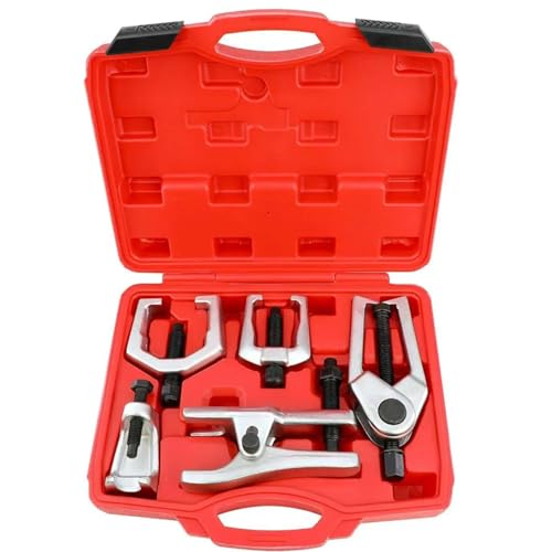 5-in-1 Front End Service Tool Kit Ball Joint Separator Pitman Arm Puller Set Tie Rod End Removal Tools Compatible With Car and Light Truck