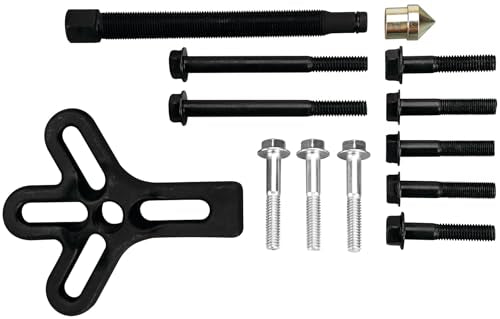 Performance Tool W160 Harmonic Balancer Puller Kit for 4in. Hubs - SAE & Metric Bolts Included - style: Harmonic Balancer Puller