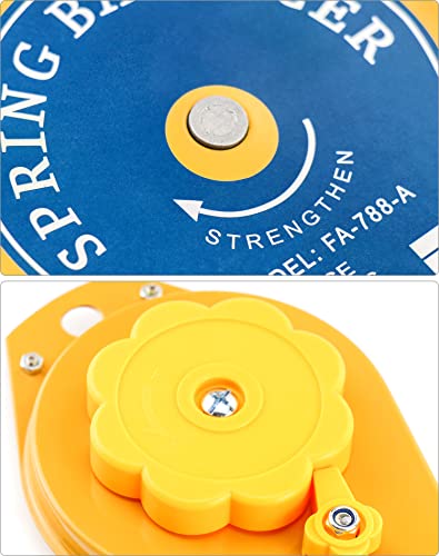 QWORK Spring Balancer, 2 Pack 3.3lbs - 6.6lbs Bearing Retractable Tool Fixture Holder for Assembly-line