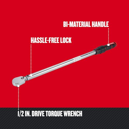 CRAFTSMAN Torque Wrench, 1/2" Drive, 50-250 FT-LB (CMMT99434) - style: 1/2 Inch