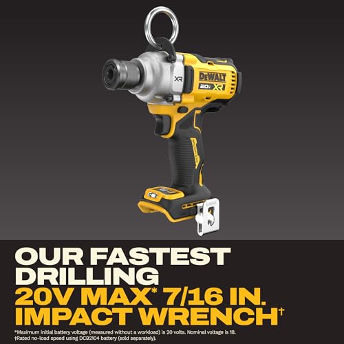 DEWALT 20V MAX XR Impact Wrench Cordless 7/16 inch Brushless Impact Gun, 4-Mode Speed Selection Including Timber Screw, Tool Only (DCF937B) - style: NEW - 20V 7/16 Impact Wrench