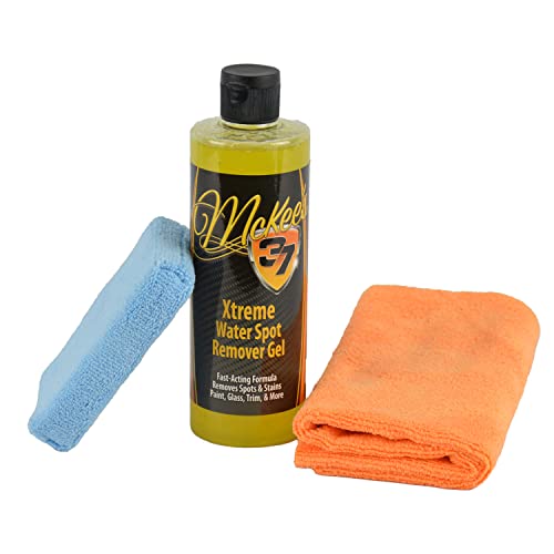 McKee's 37 Xtreme Water Spot Remover Gel (Heavy Dut Formula for Cars, RV, Boats, Trucks, and Home)