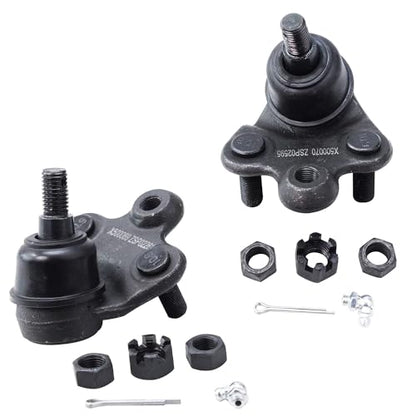 Detroit Axle - 12pc Front Struts Kit for 2006-2011 Honda Civic | 2Struts and Coil Springs 2 Lower Ball Joints 2 Sway Bars 4 Outer Inner Tie Rods 2 Rear Shock Absorbers Replacement Suspension - size: 12AQS3000181/Big Kit