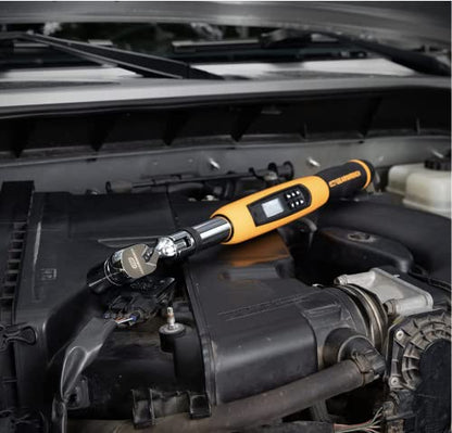 GEARWRENCH 3/8" Flex Head Electronic Torque Wrench with Angle, 10-100 ft/lbs. - 85078 - style: 3/8 Drive Flex Head with Angle