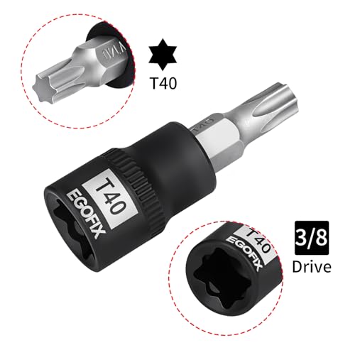3/8 Inch Drive x T40 Torx Bit Socket - style: 3/8 T40