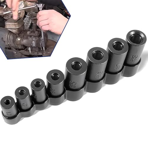 Tap Socket Set – 70500, 8-Piece Tap Sockets for 1/4" & 3/8" Drive, Fits MCTI Standard Taps up to 1/2", 1/8" NPT, and Metric Taps to 12mm