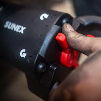 SUNEX Tools SX01026 1” Drive Magnesium Composite Impact Wrench with 6” Anvil - style: 1” Drive Impact Wrench + 6” Anvil